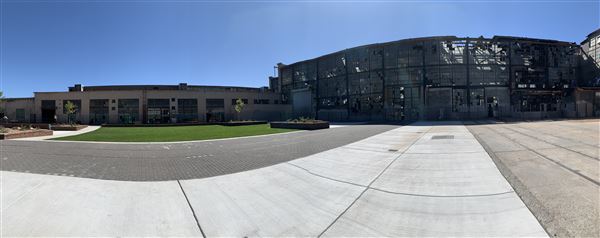 Flue Shop and Courtyard